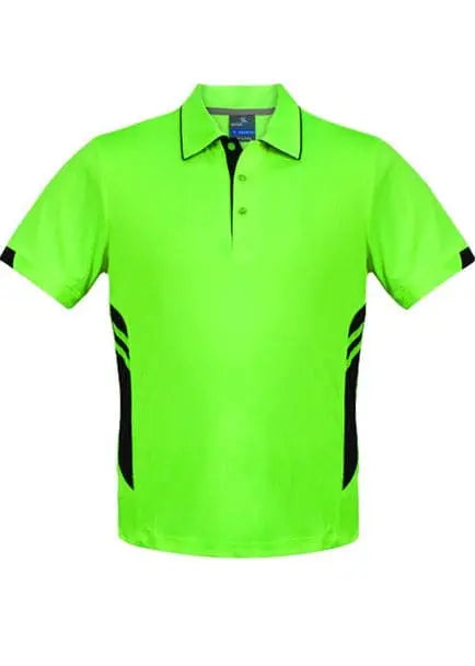Aussie Pacific Tasman Men's Work Polo Shirt 1311 - Simply Scrubs Australia Neon-Green-Black-5XL